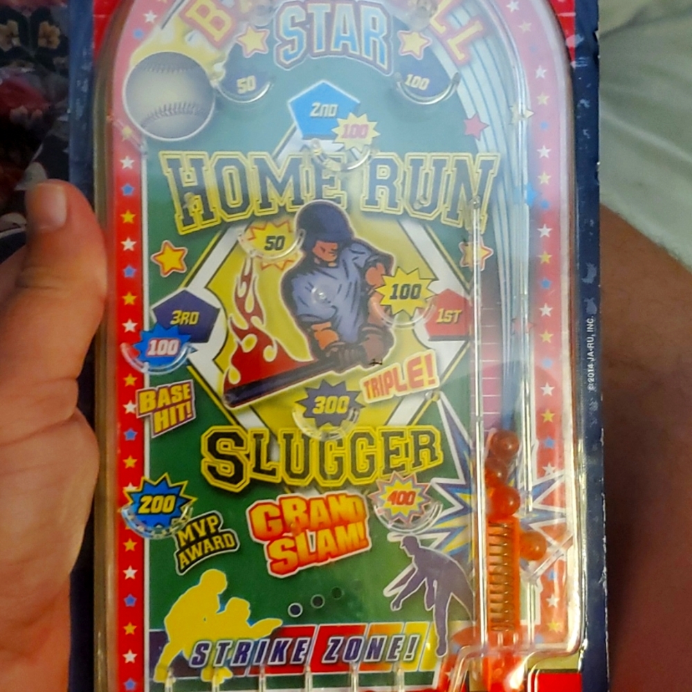 Vintage Toys pinball Game Baseball Star Home run slugger